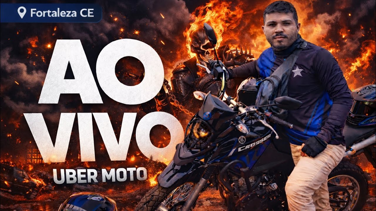 UBER MOTO NA MADRUGADA EM FORTALEZA