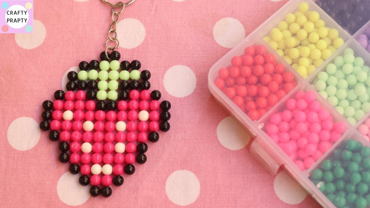 DIY Key Ring / DIY Key Chain with Water Spray Magic Beads kit