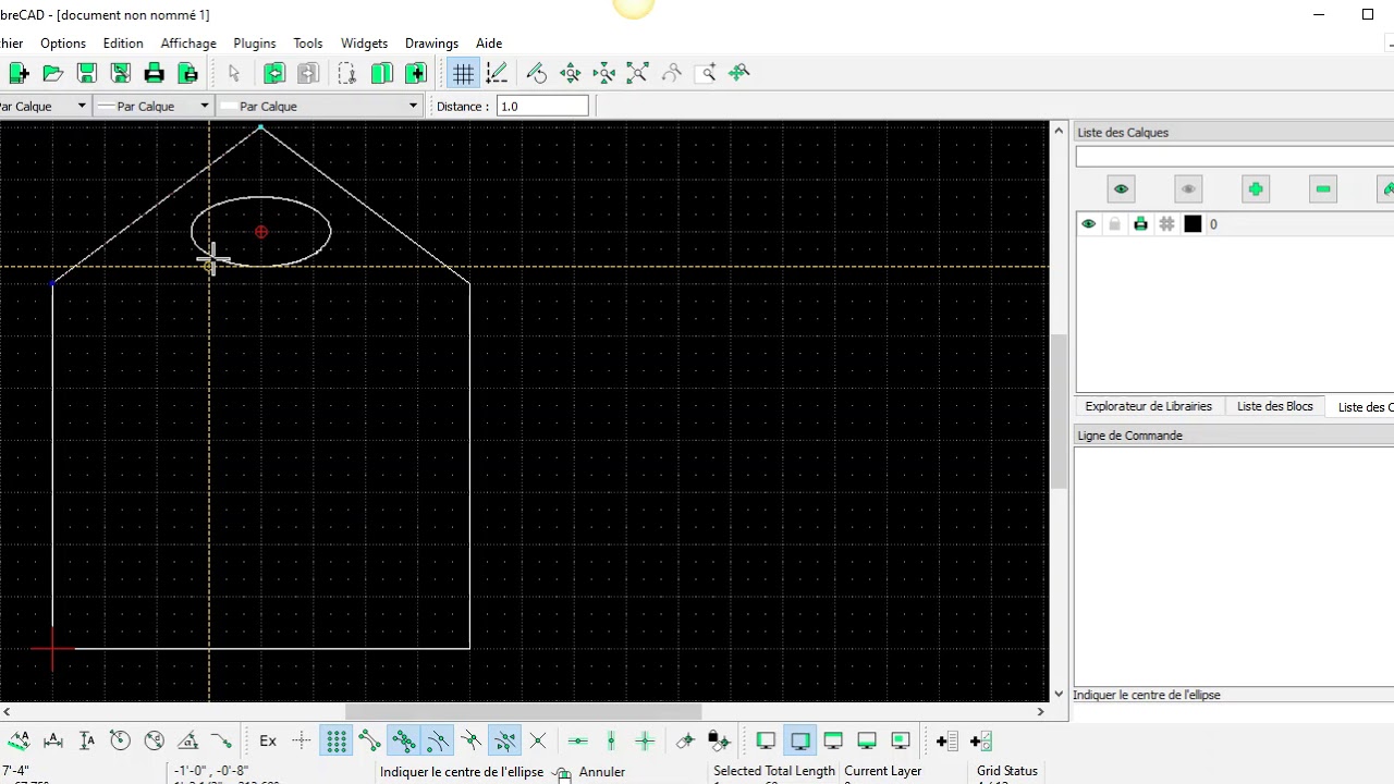 design étape 2 LibreCad