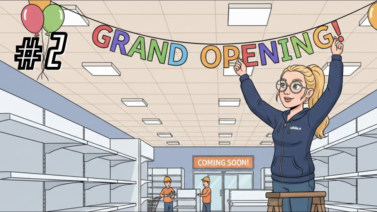 Redesigning My Store (Supermarket Simulator) #2