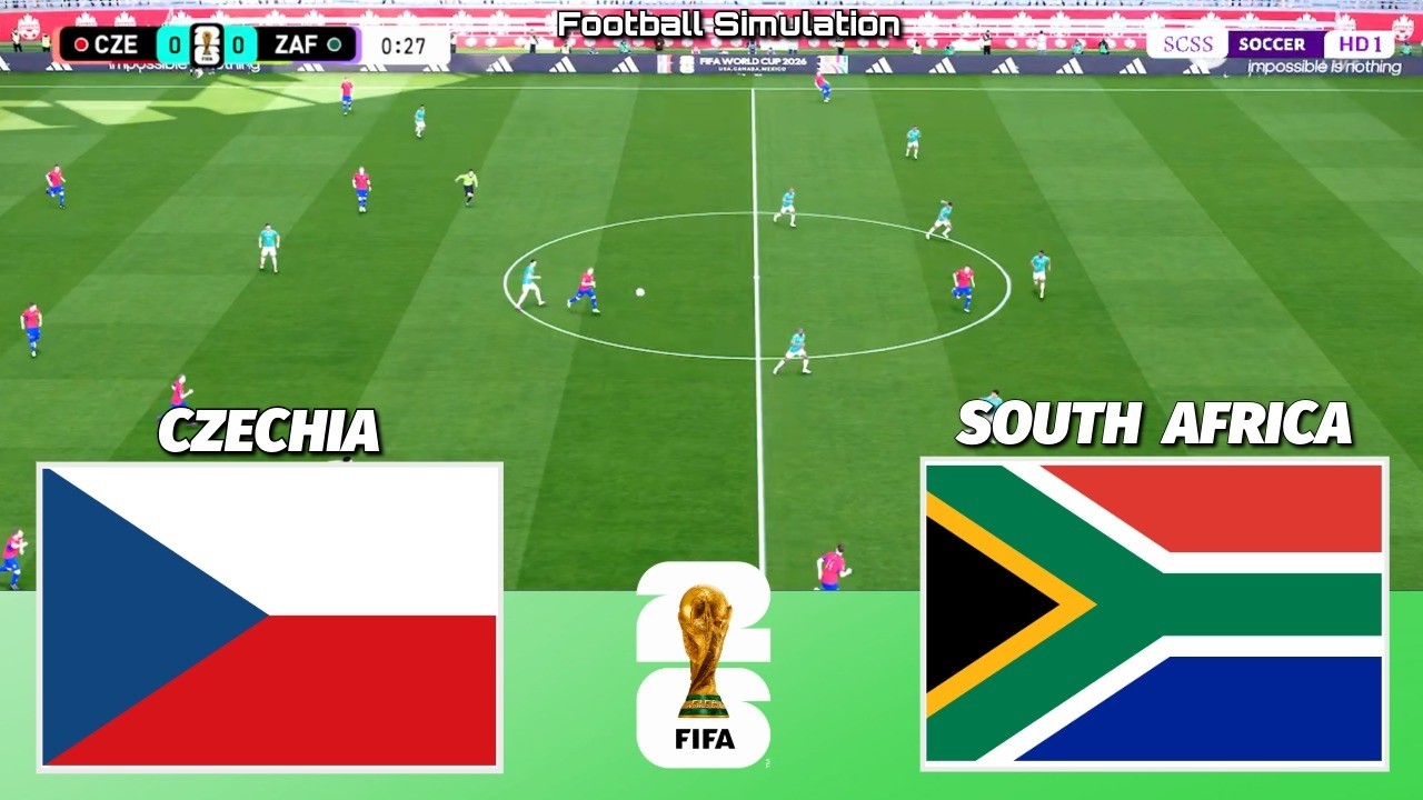 🔴 LIVE | Czechia vs South Africa - FIFA World Cup 2026 | PES 21 Simulation