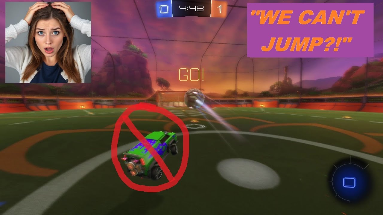 Rocket League - But We Can't Jump!