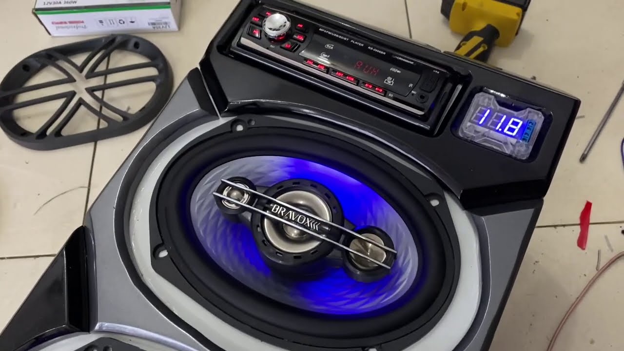Caixa Bob 6x9 com LED será? Veja como ficou linda top