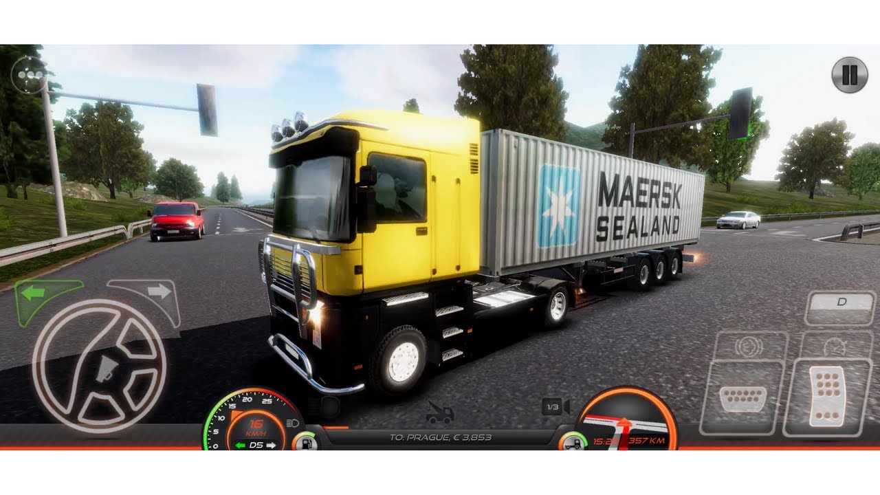 Maersk Sealand Container Truck from Munich to Prague - Truck Simulator Europe 2
