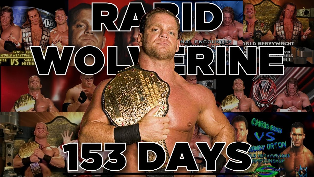 Every Chris Benoit WWE World Heavyweight Title Defense (copyright)