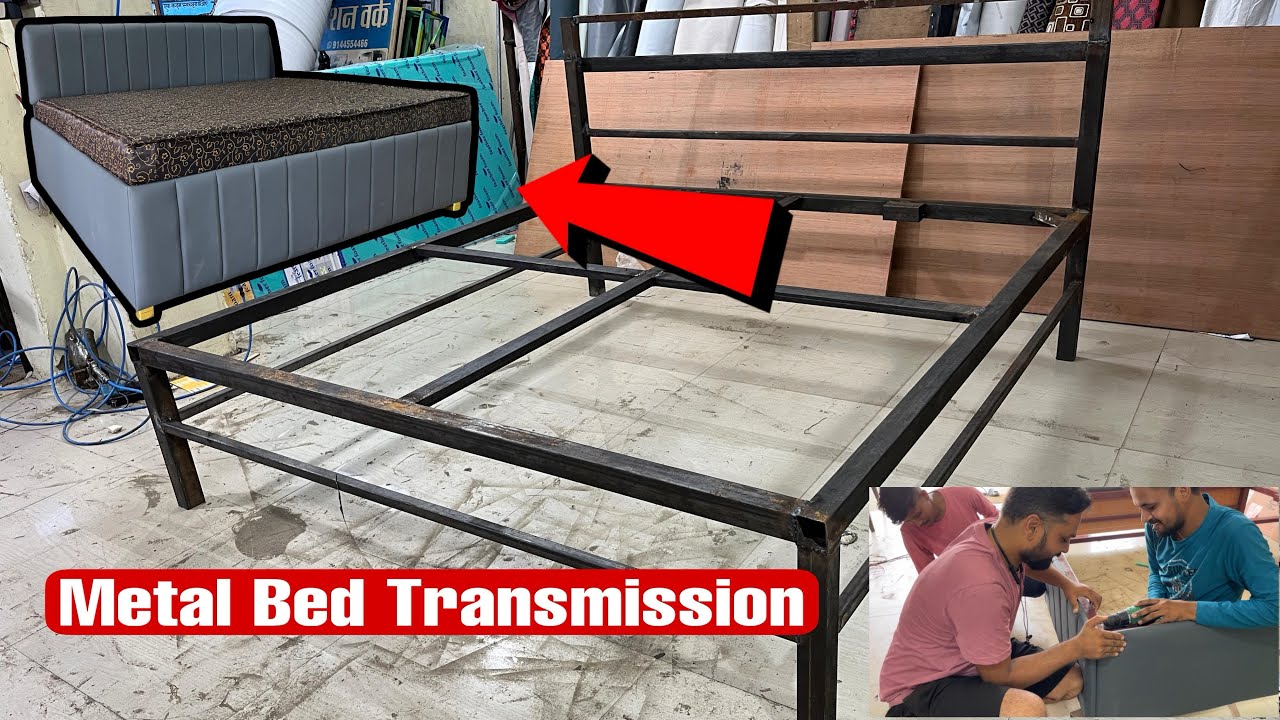 How to convert iron bed to modular bed ? Metal bed transformation DIY //