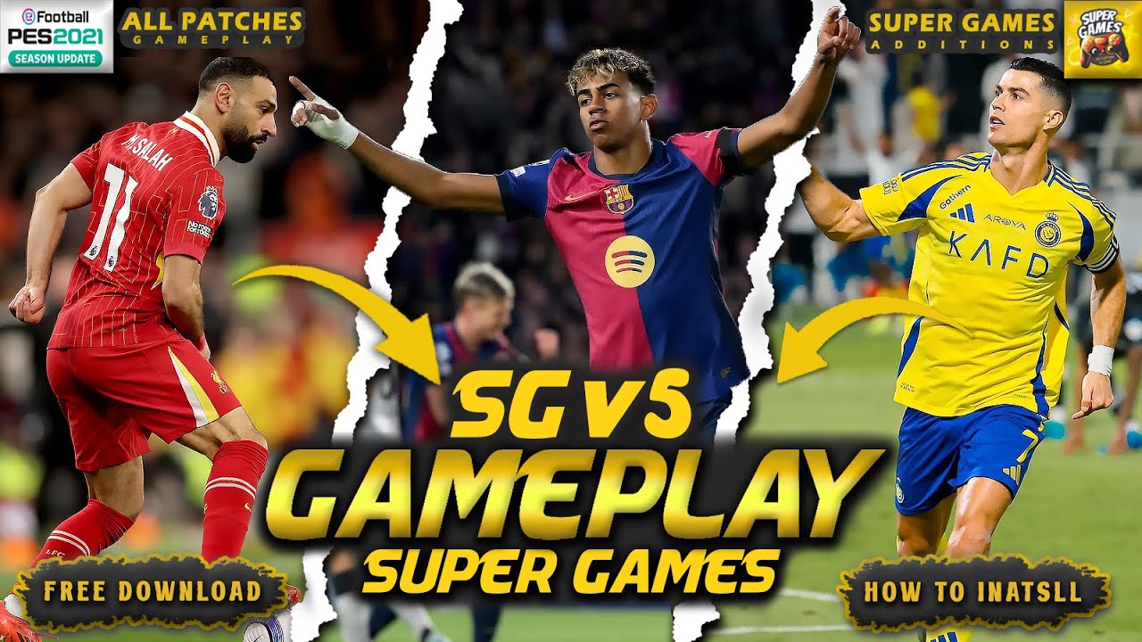 💥EXCLUSIVE | BEST EVER GAMEPLAY MOD SGv5 for PES 2021 | All Patches ( Download & Install )
