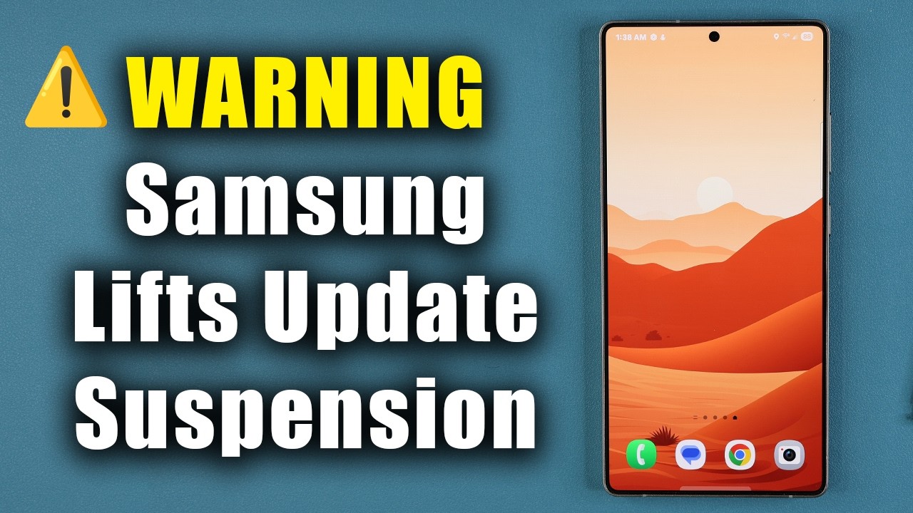 ⚠️ ВНИМАНИЕ! Приостановка обновления смартфонов Samsung Galaxy снята — примите незамедлительные м...