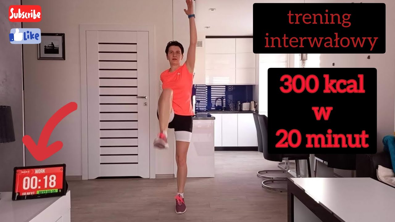 #36 odchudzający trening interwałowy | skuteczne spalanie | 🔥 300 kcal w 20 minut 🔥 | WF w domu