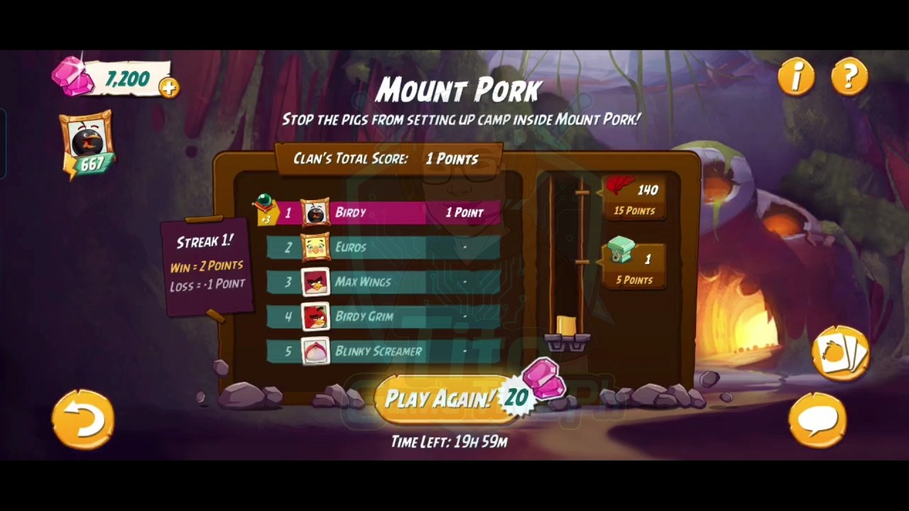 Angry Birds 2 | Clan Challenge | Mount Pork | 6 March 2026