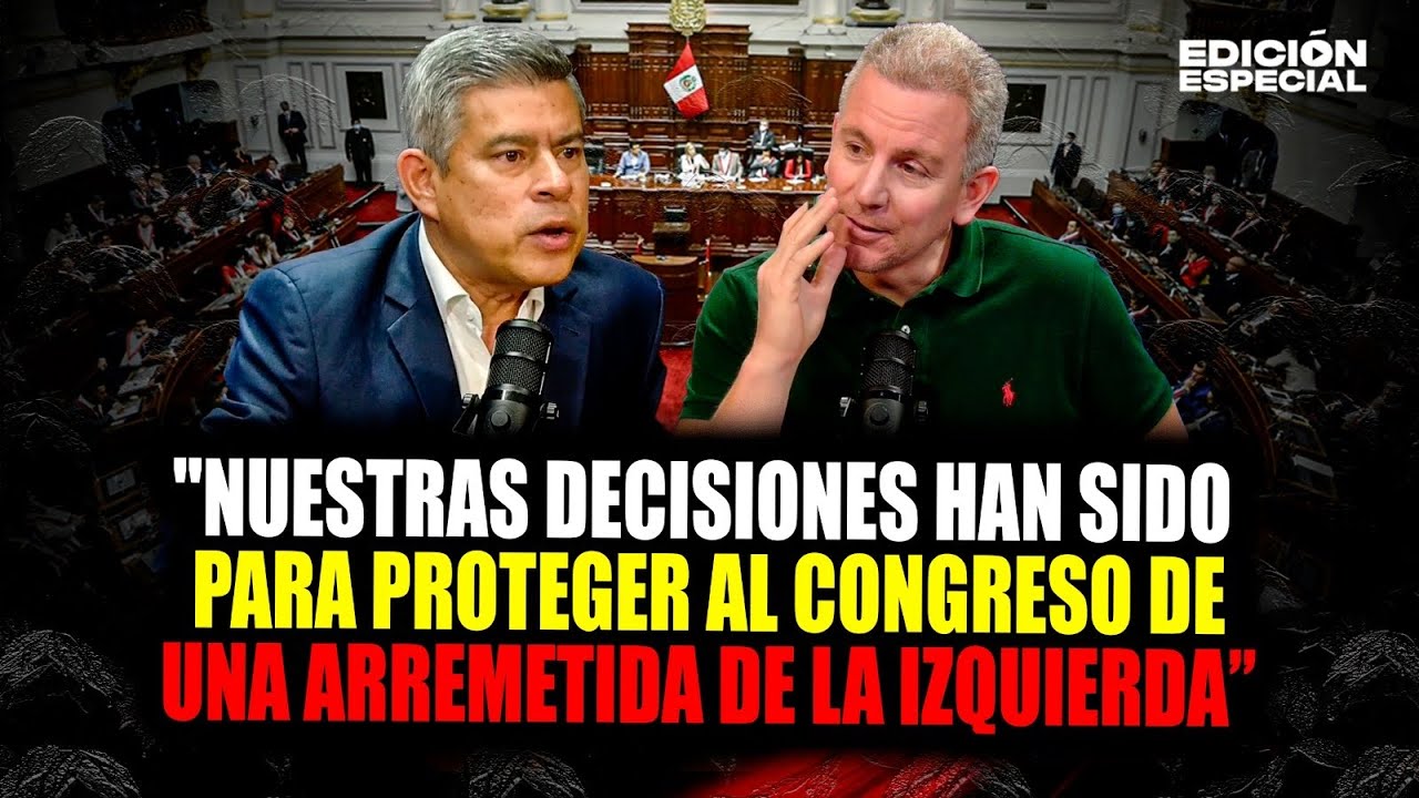Luis Galarreta, candidato a la vicepresidencia por Fuerza Popular en Edición Especial. 