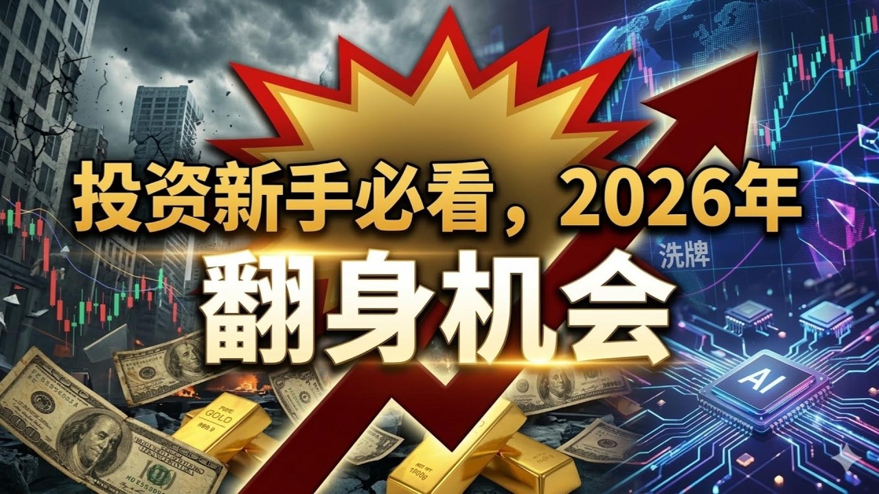 2026年现金为王终结？大通膨时代的财富洗牌真相，看懂这两大【硬资产】逻辑就不慌！#大通膨时代#财富洗牌#硬资产#2026投资#抗通胀#投资新手入门#避险资产#宏观经济