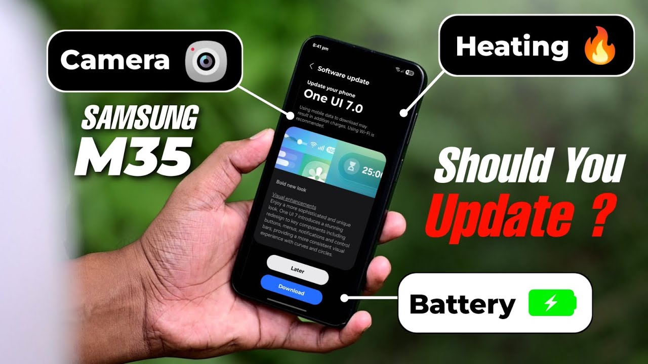 Samsung M35 OneUI 7 Update Review 🔥 - Camera, BGMI, Battery, Heating?