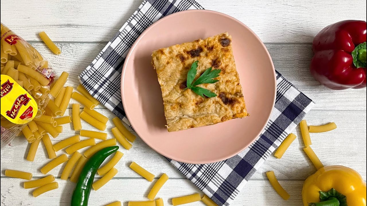 مكرونة بشاميل دايت (الرجيم مش حرمان) -  👌😋Béchamel Pasta