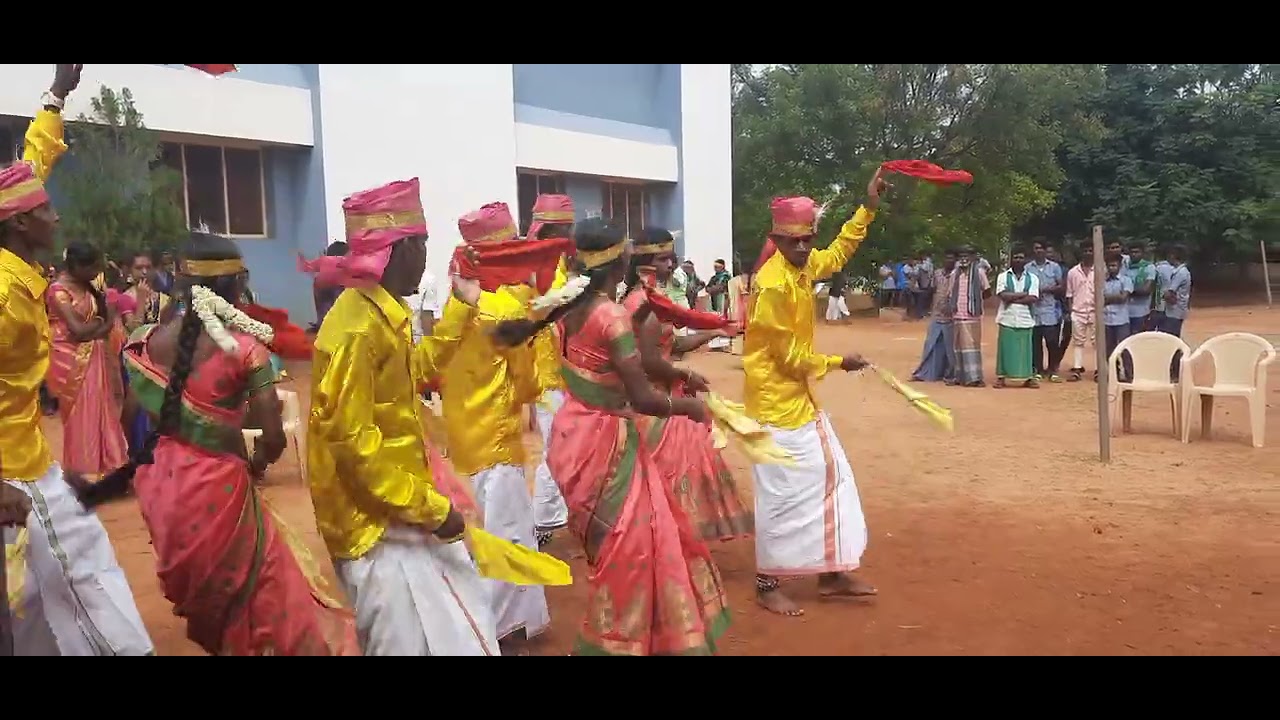 🇮🇳 கலைத் திருவிழா மாணவ மாணவிகளின் பாரம்பரிய தேவராட்டம் 🇮🇳