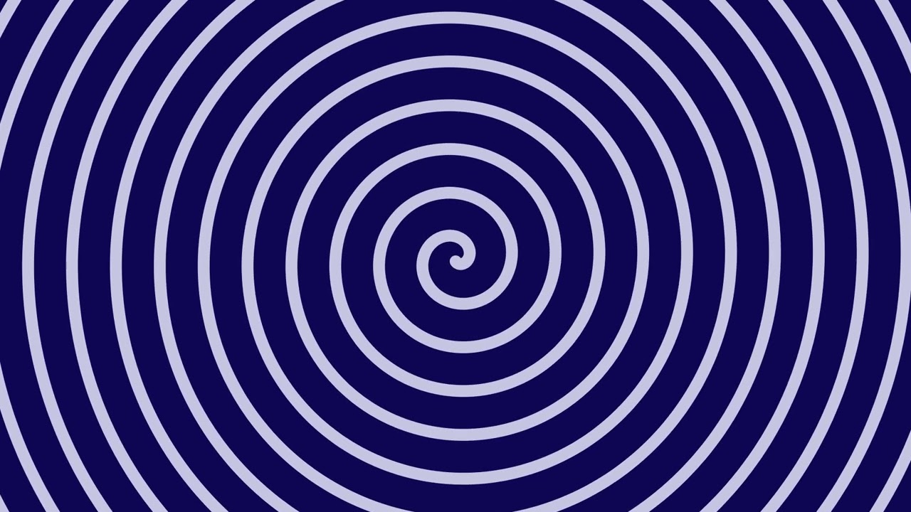 Hypnotic spiral background