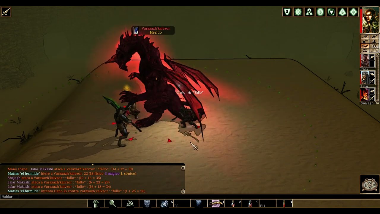 Neverwinter Nights - Swordflight - vs Varaxazh´kalvzor