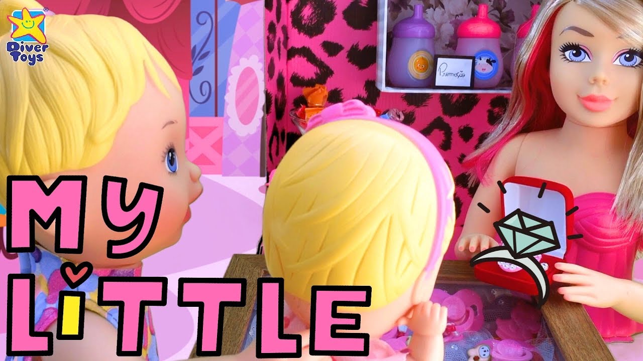 Desenho infantil novelinha de boneca | Uma chupeta para minha boneca pt1