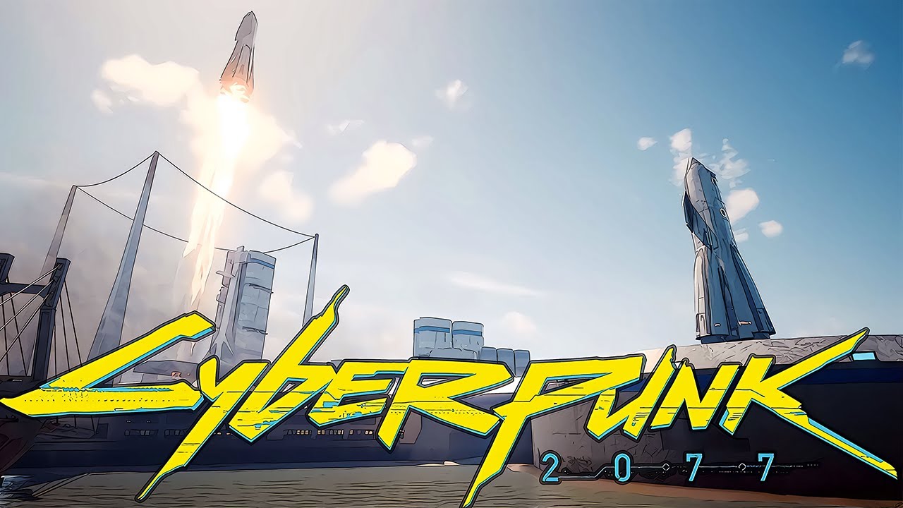 Cyberpunk 2077 - V's Space Shuttle Launch (Orbital Air Space Center)