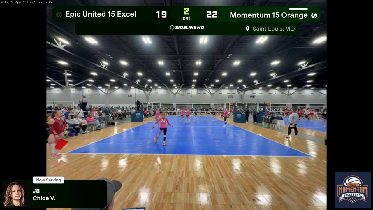 Momentum 15 Orange vs. Epic United 15 Excel (2026.03.13)