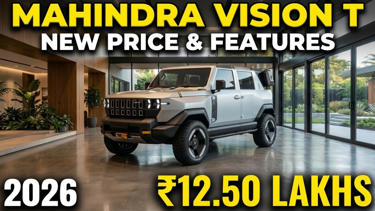 New Mahindra Vision T 2026 🔥 5 Features That Look Like the Future!