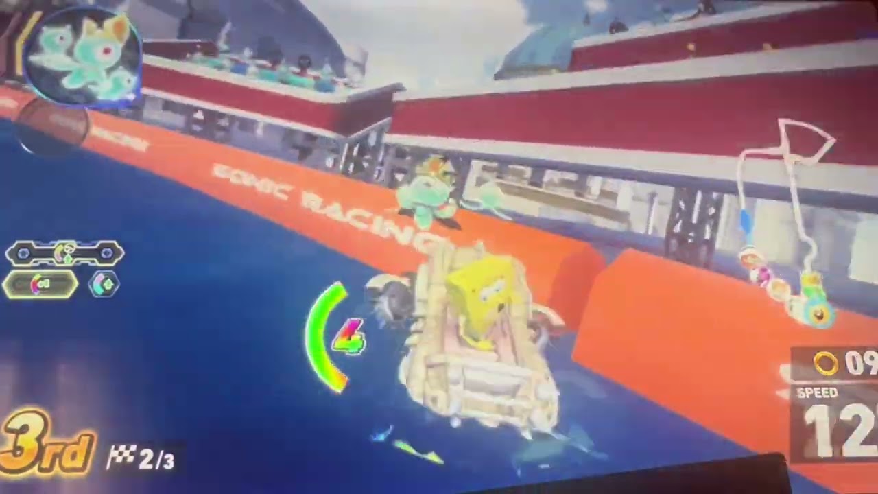 Sonic Racing: CrossWorlds | Bikini Bottom/Coral Town (Feat. Ocean View, Water Palace, & Kraken Bay)