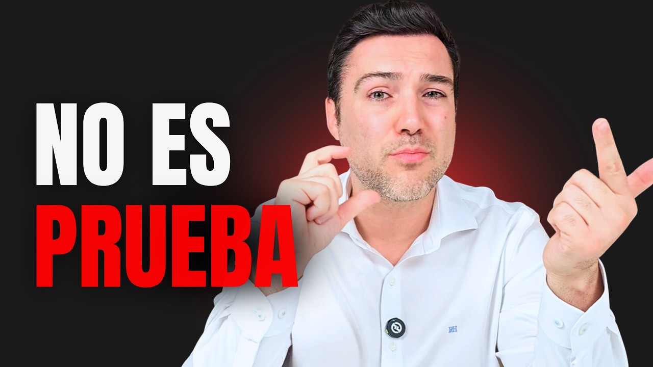 ABOGADO EXPLICA: QUÉ PRUEBAS SÍ sirven en JUICIO en España