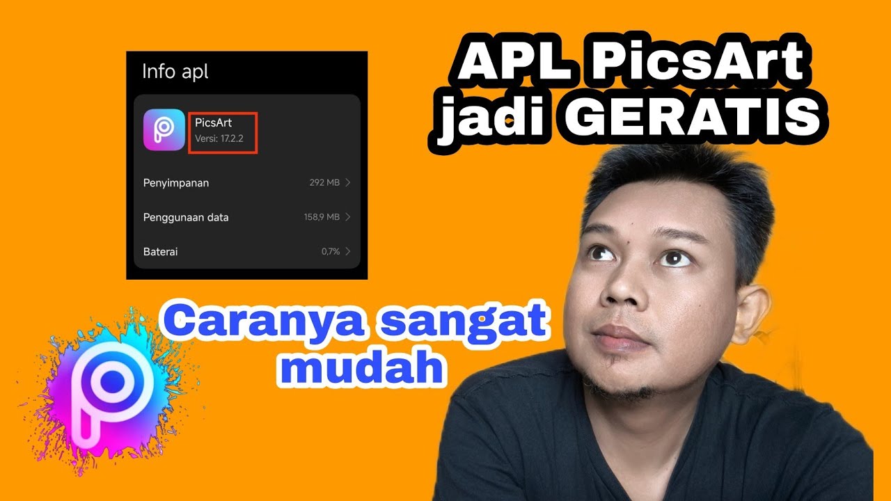 Cara agar apk PicsArt jadi GERATIS