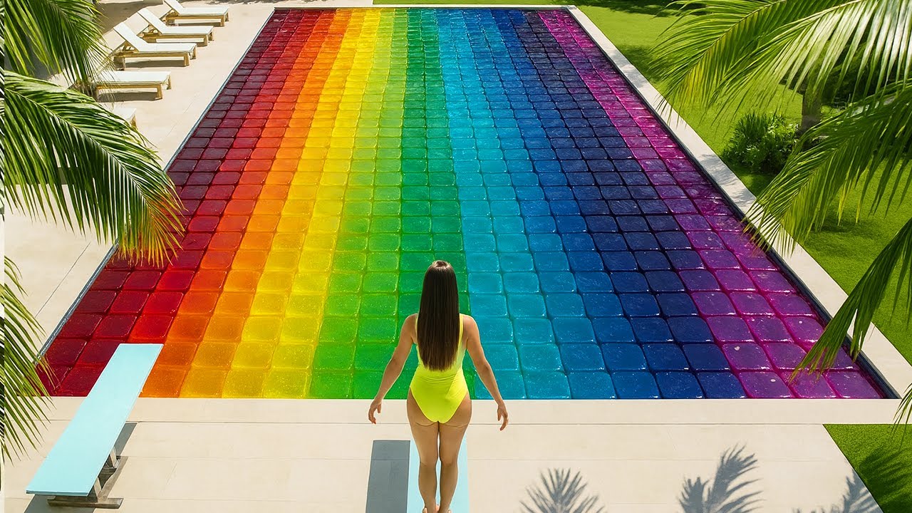 Which Pool Would You Swim In? 🌊 Oddly Satisfying AI ASMR