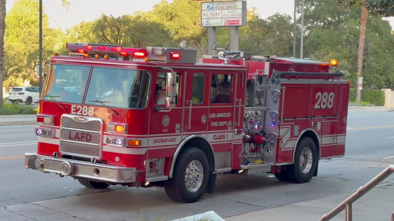 LAFD Truck 88, Pump 288 | Fire Alarm