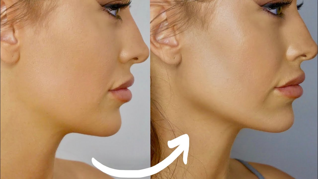 JAW FILLER AT HOME!? | How to fake it with make up!