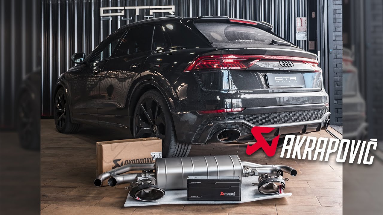 AUDI RS Q8 with AKRAPOVIC EXHAUST - Evolution Line