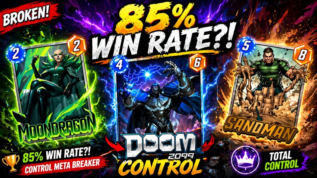 85% WIN RATE?! 😱 Total Control Deck is INSANE! 💀 [Marvel Snap] #marvelsnap 
