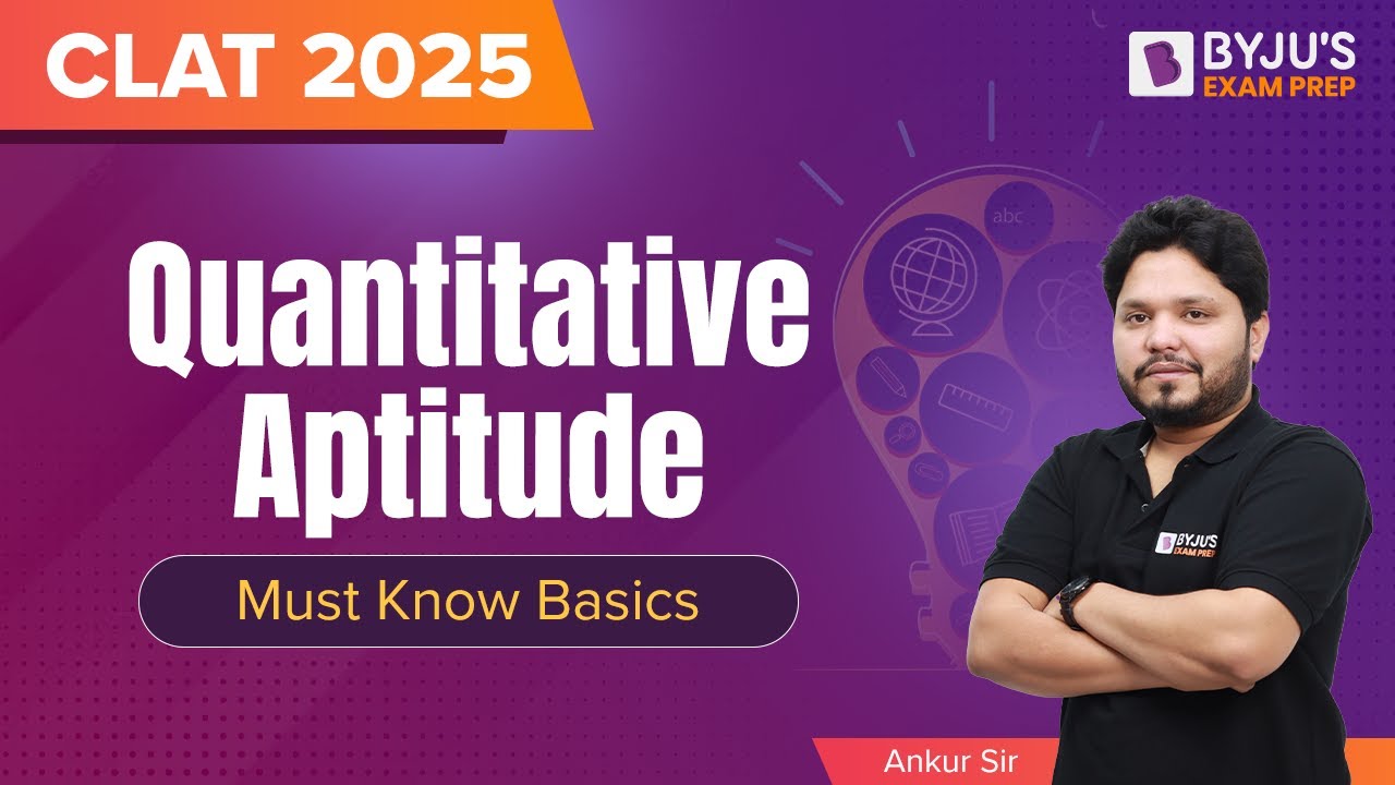 CLAT 2025 | CLAT Quantitative Aptitude Basics | Must Know Formulas and Concepts