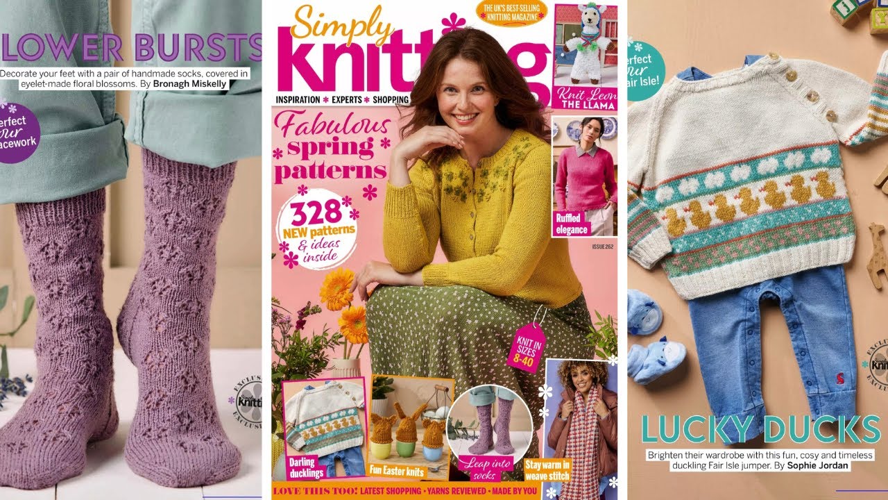🧶Simply knitting 4/2025 l Knitting Magazine Flip Through