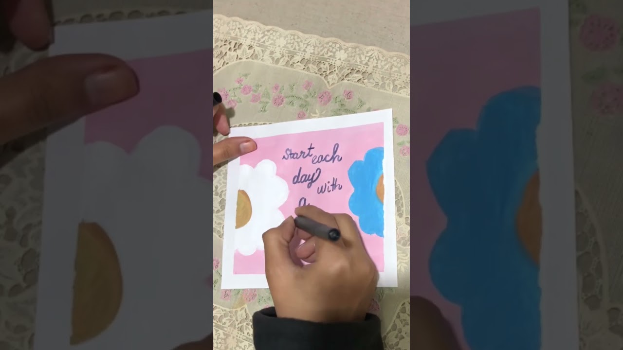 Greeting card ideas 💡/Painting ideas 