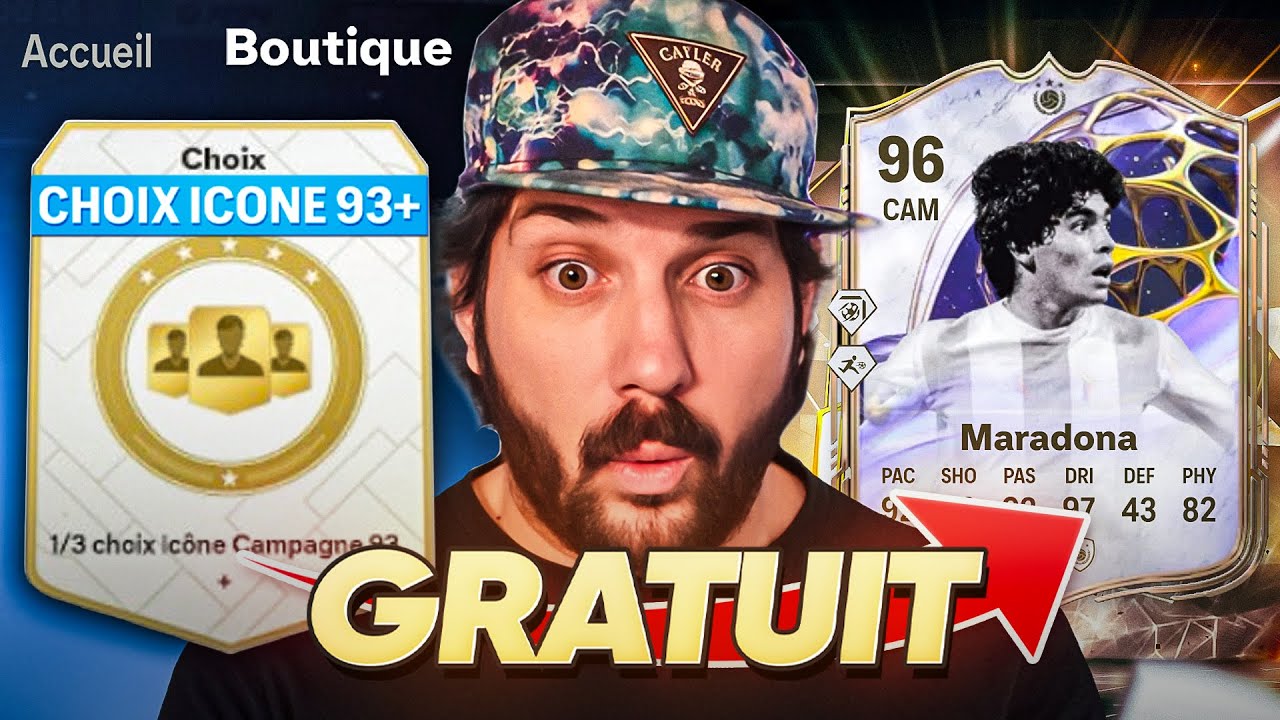 Le CHOIX ICONE 93+ GRATUIT EST INCROYABLE ( obliger d'avoir une icone a minimum 1 million ) ! FC 26