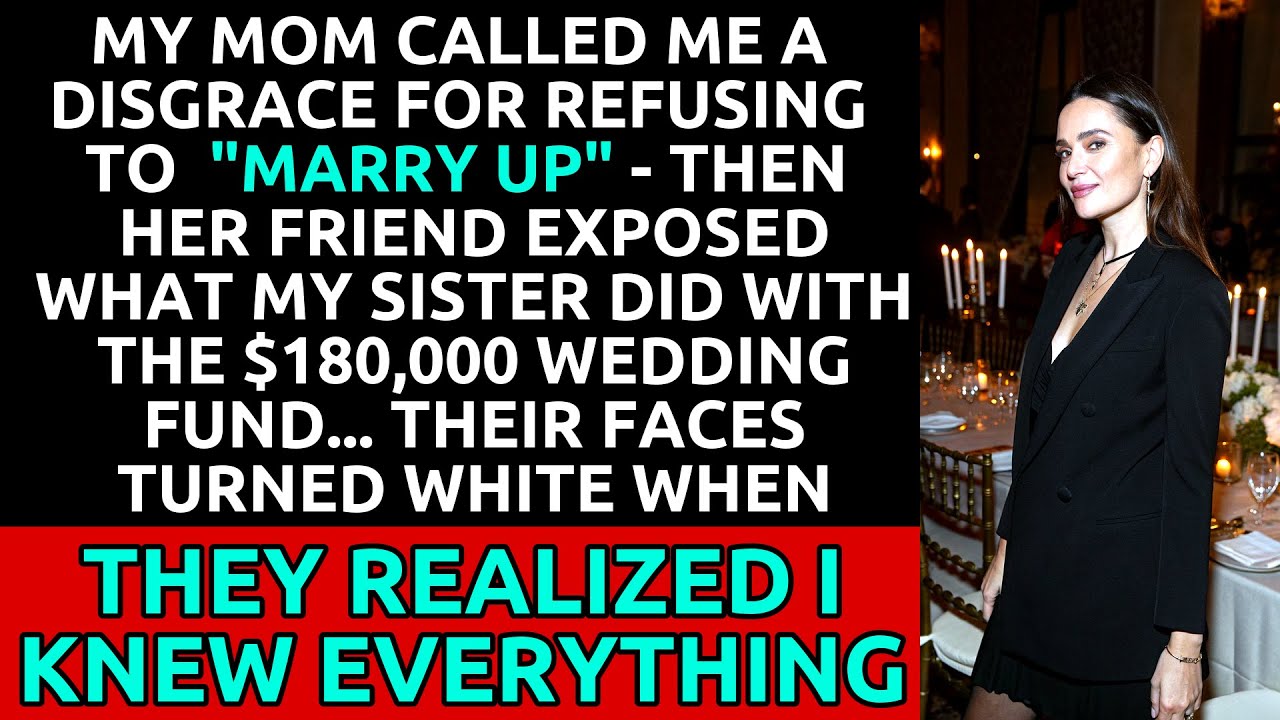 My Mom Called Me a Disgrace—Then I Found Out the Truth About the $180K Wedding Fund
