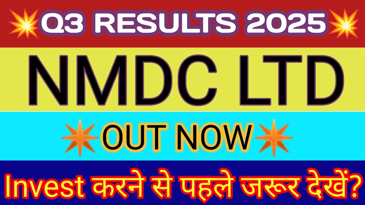 NMDC Q3 Results 🔴 NMDC Results 2025 🔴 NMDC Result 🔴 NMDC Share Latest News 🔴 NMDC Result Today