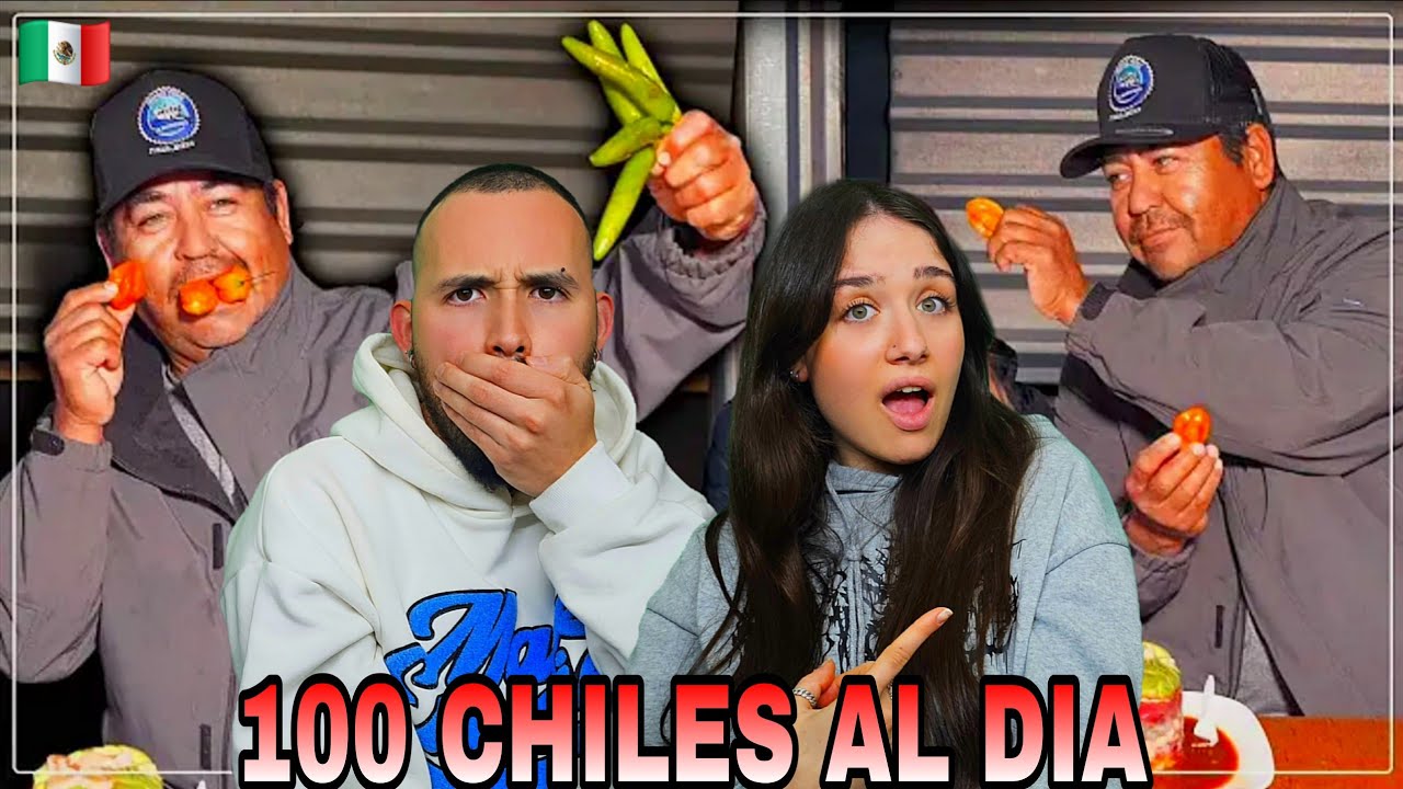 MEXICANO 🇲🇽 come 100 CHILES al dia 🥵 y se los pasa por los ojos! 🤯