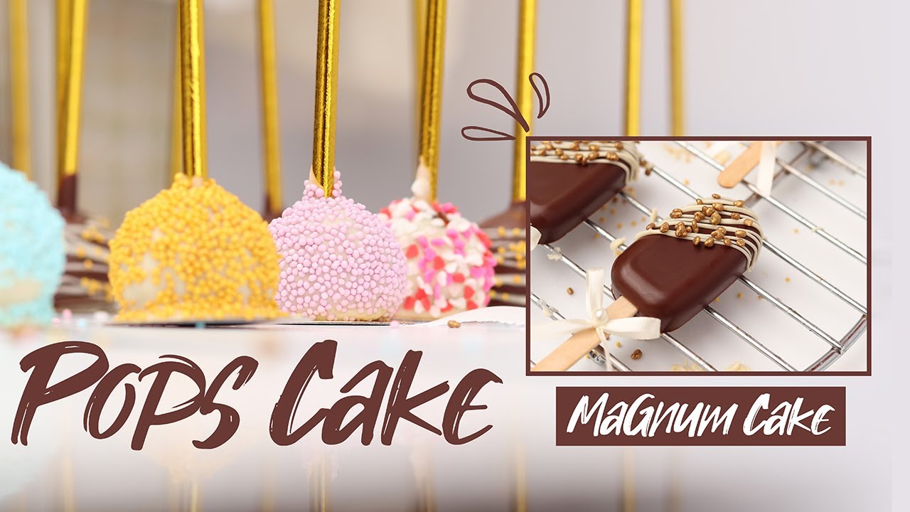 (Popscake)بوب كيك و الماغنوم كيك بطريقة جد مبسطة و دقيقة أما النتيجة💯 كتجي راااقية و المداق كيحمق 😍😋