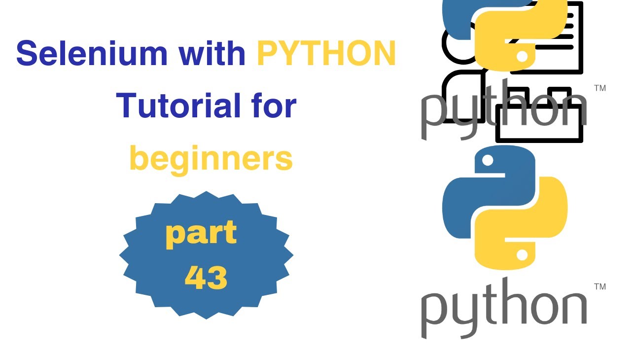 043 Selenium Python Real-time Web Automation Projects | Web Automation Selenium Python