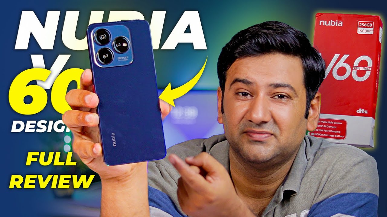 ZTE Nubia V60 Design Full Review 📱 Iphone Jaisa Lagta to hai 😎