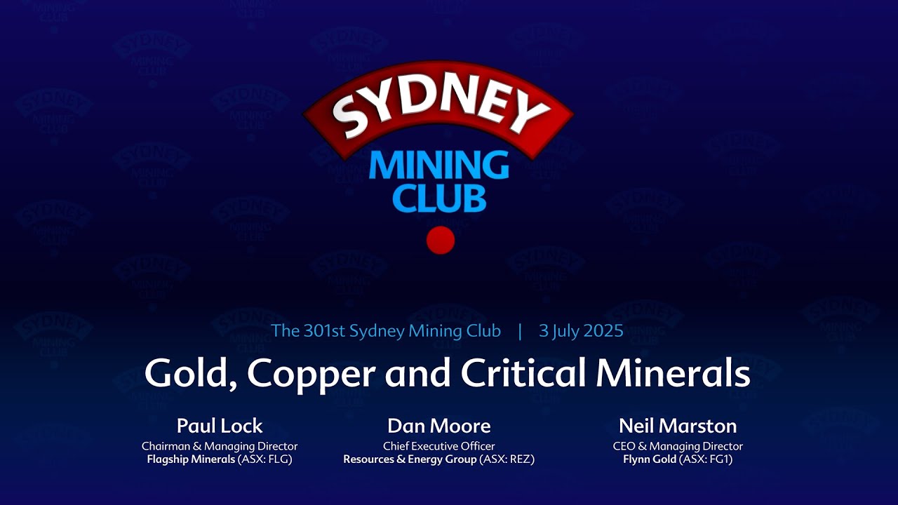 The 301st Sydney Mining Club – Leading Edge Event – 3 July 2025