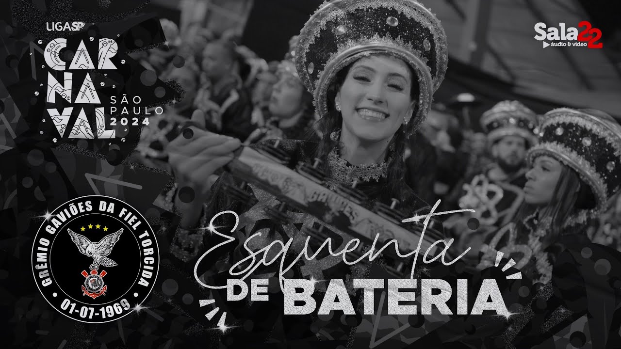 GAVI&Otilde;ES DA FIEL 4K - ESQUENTA DE BATERIA | CARNAVAL 2024 - LIGA-SP