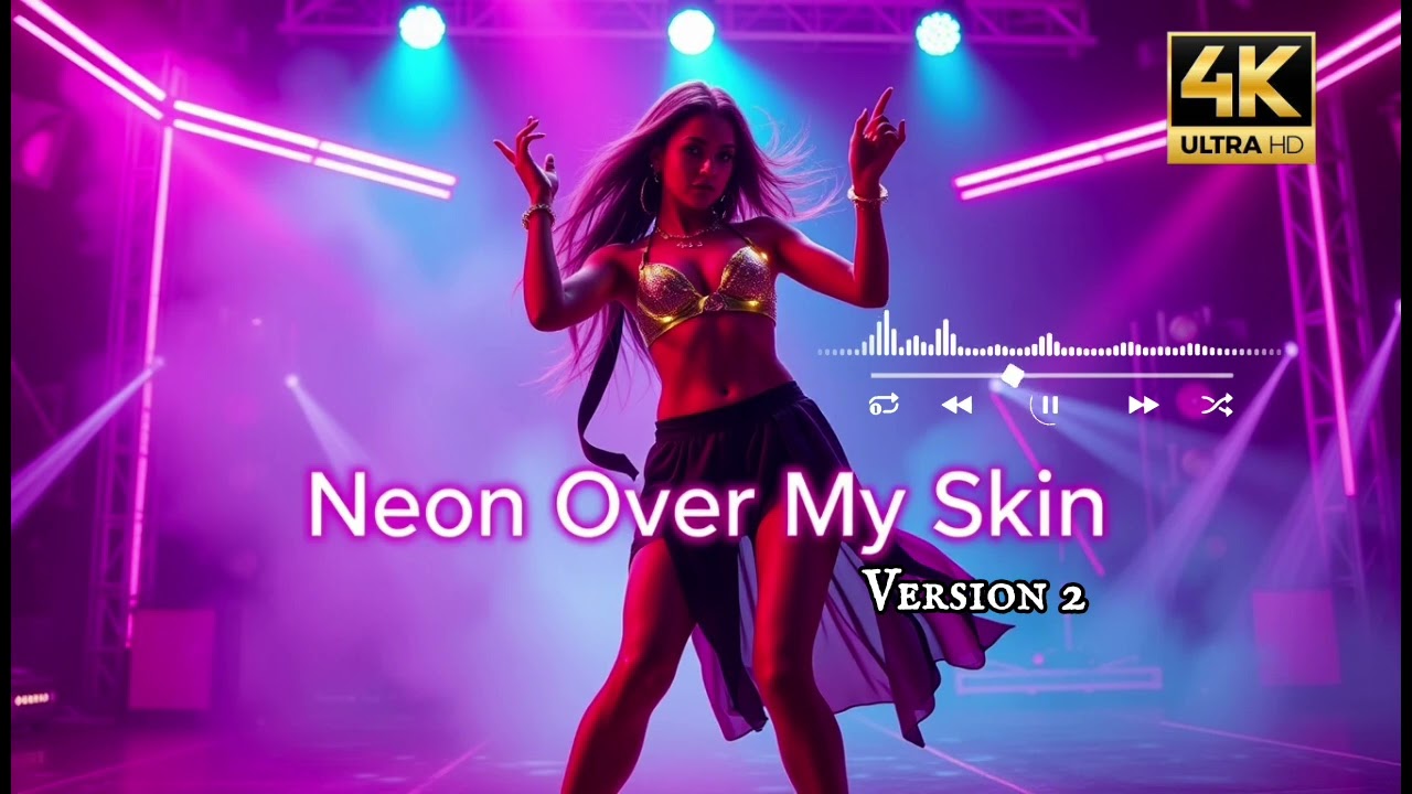 Neon Over My Skin Version 2– Energetic Dance Pop Song | Modern Latin Electro Vibes