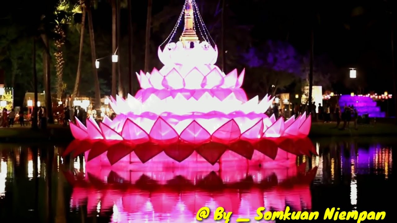 เพลงลอยกระทง วันลอยกระทง Loy Krathong Thailand 4k Video