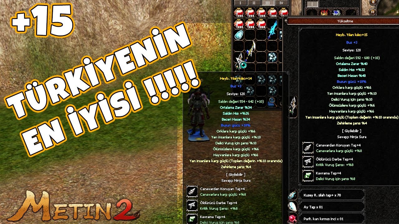 Sura Şampiyon 30 Yolunda !! Yeni +9 Yılan Yelpazesi ve +15 Kılıç !!! | Metin2 TR Bagjanamu #metin2