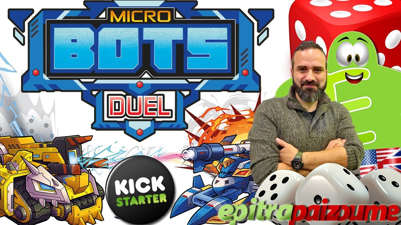 Micro Bots Duel & Power Up  - A Preview Video (EN) by Epitrapaizoume