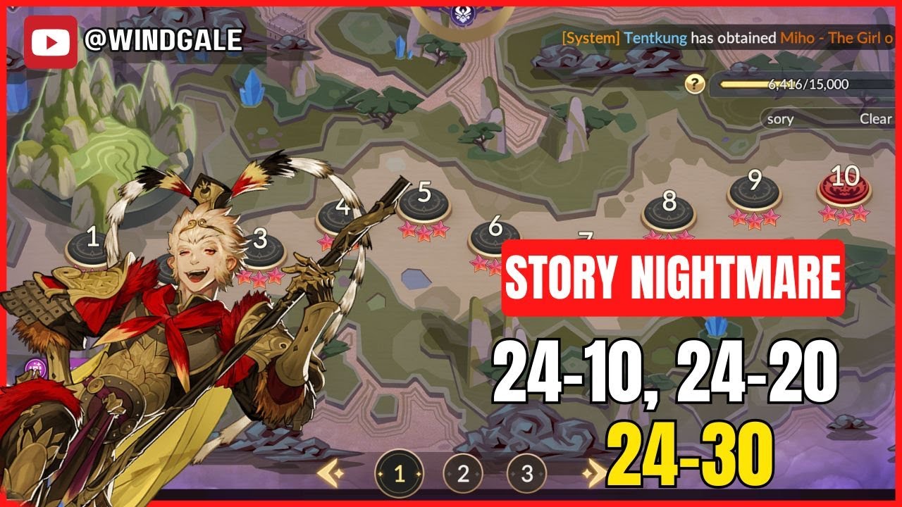 Bos Nightmare 24 (24-10, 24-20, 24-30) | Seven Knights Rebirth